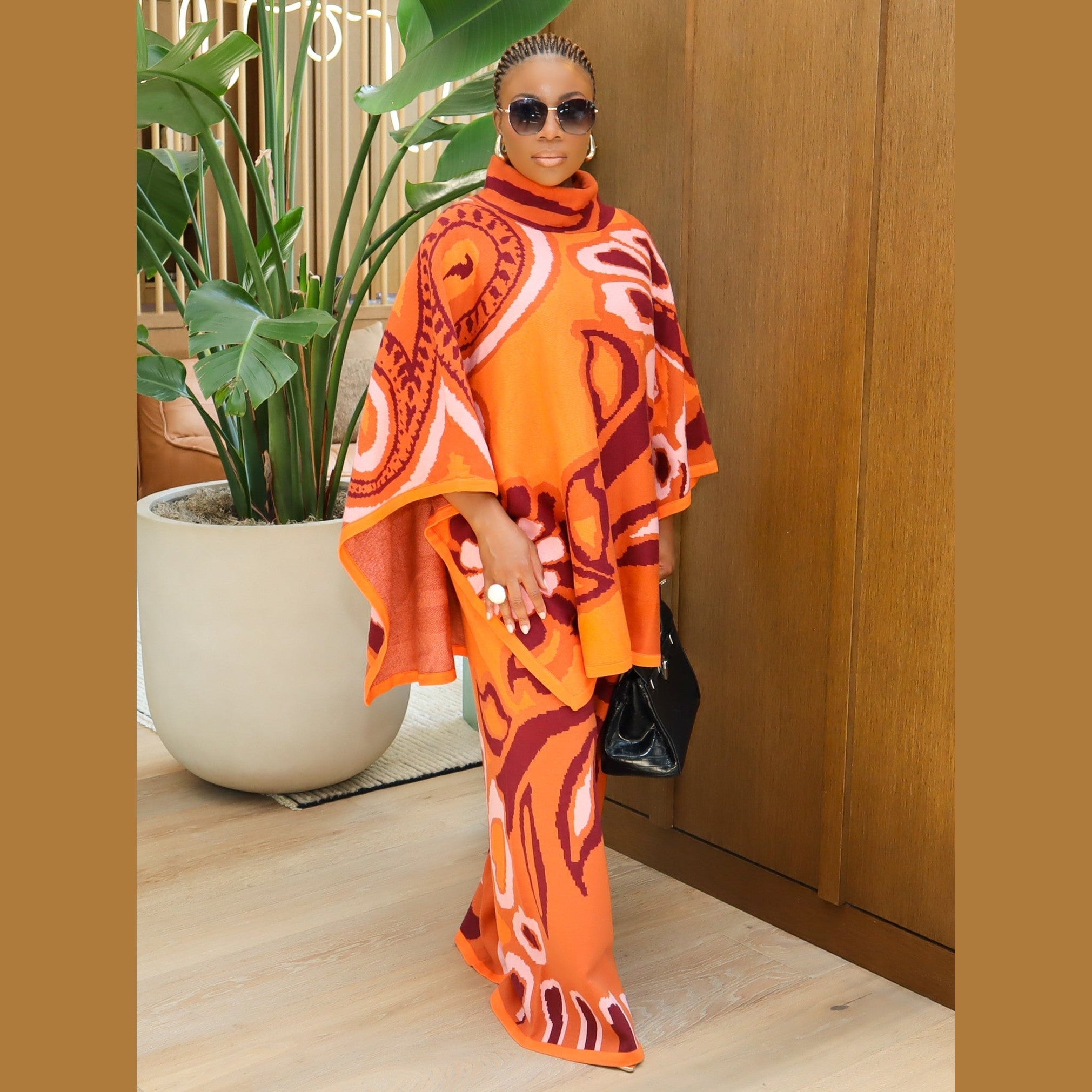 Viola Knit Pants – Multicolor Wide-Leg Knit Pants