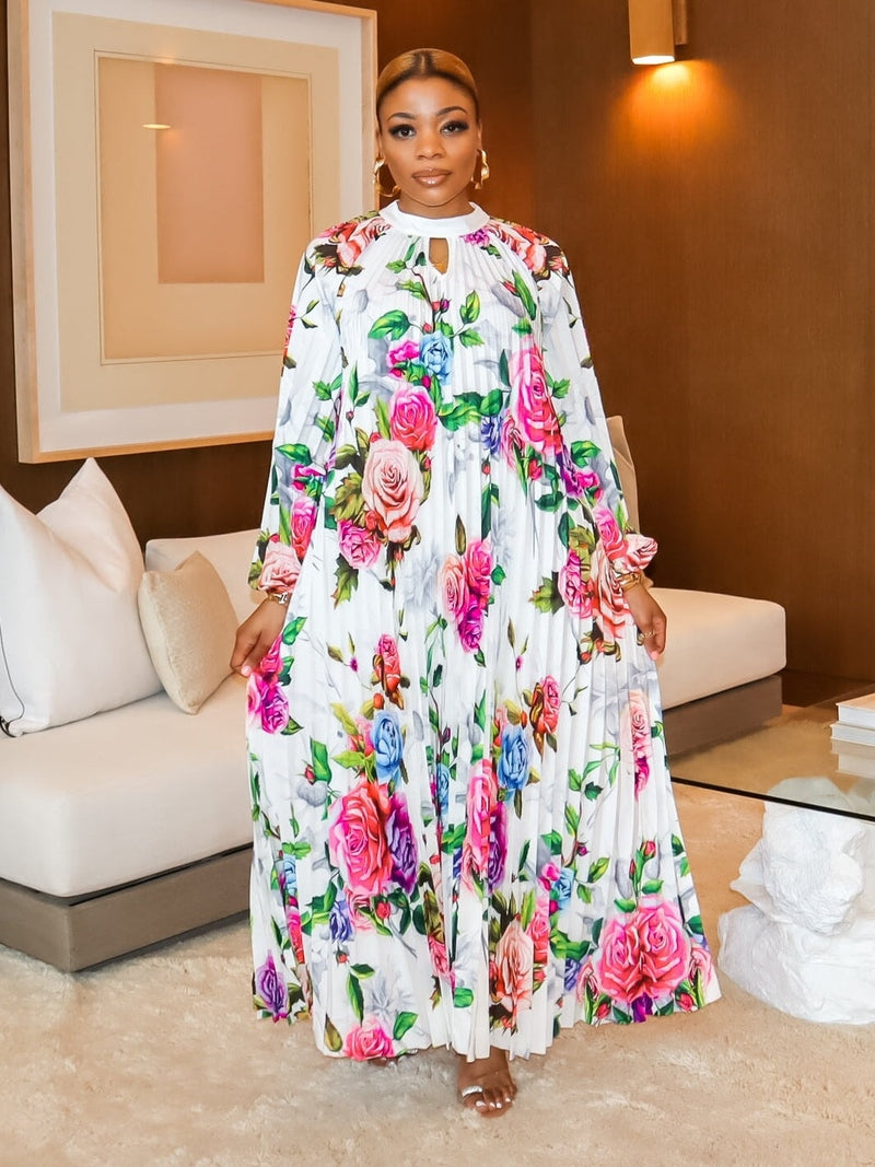 Traci Pleated Maxi Dress