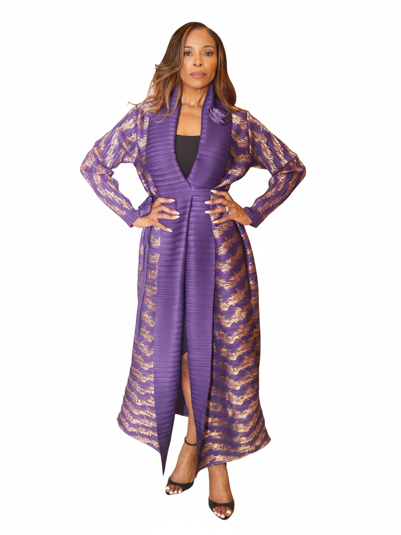 Amora Robe Purple Cover Photo - White Background