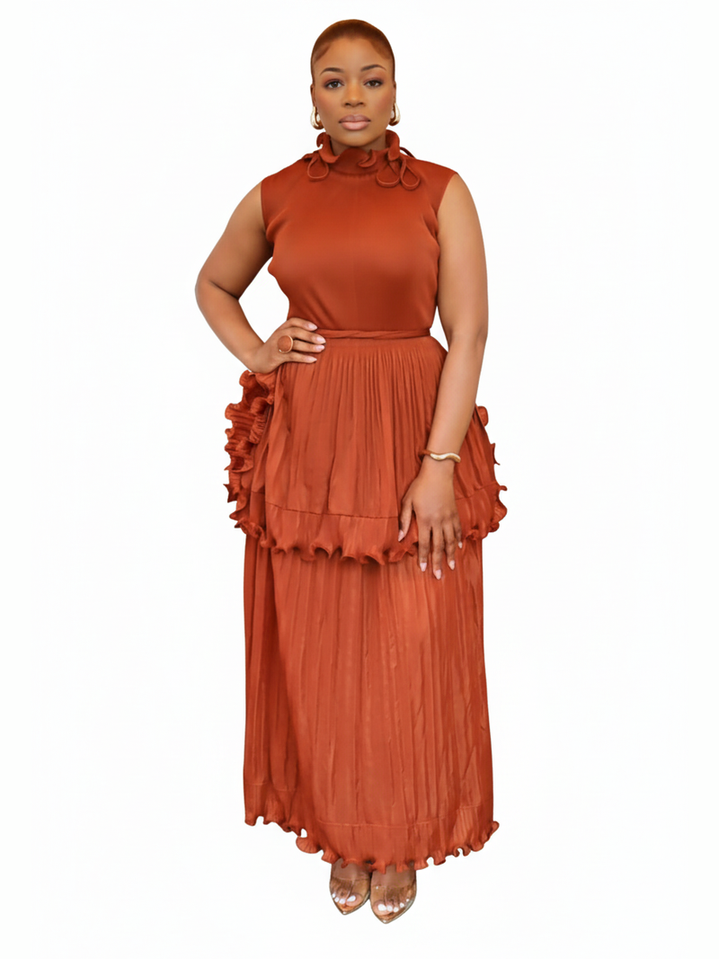 Ayana Layered Ruffle Maxi Dress Ayana Layered Ruffle Maxi Dress