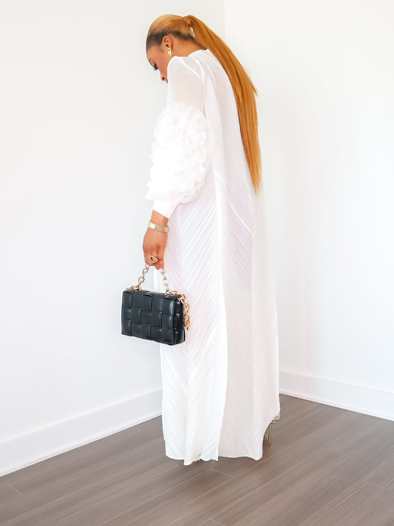 Cece Dress (White) Sample