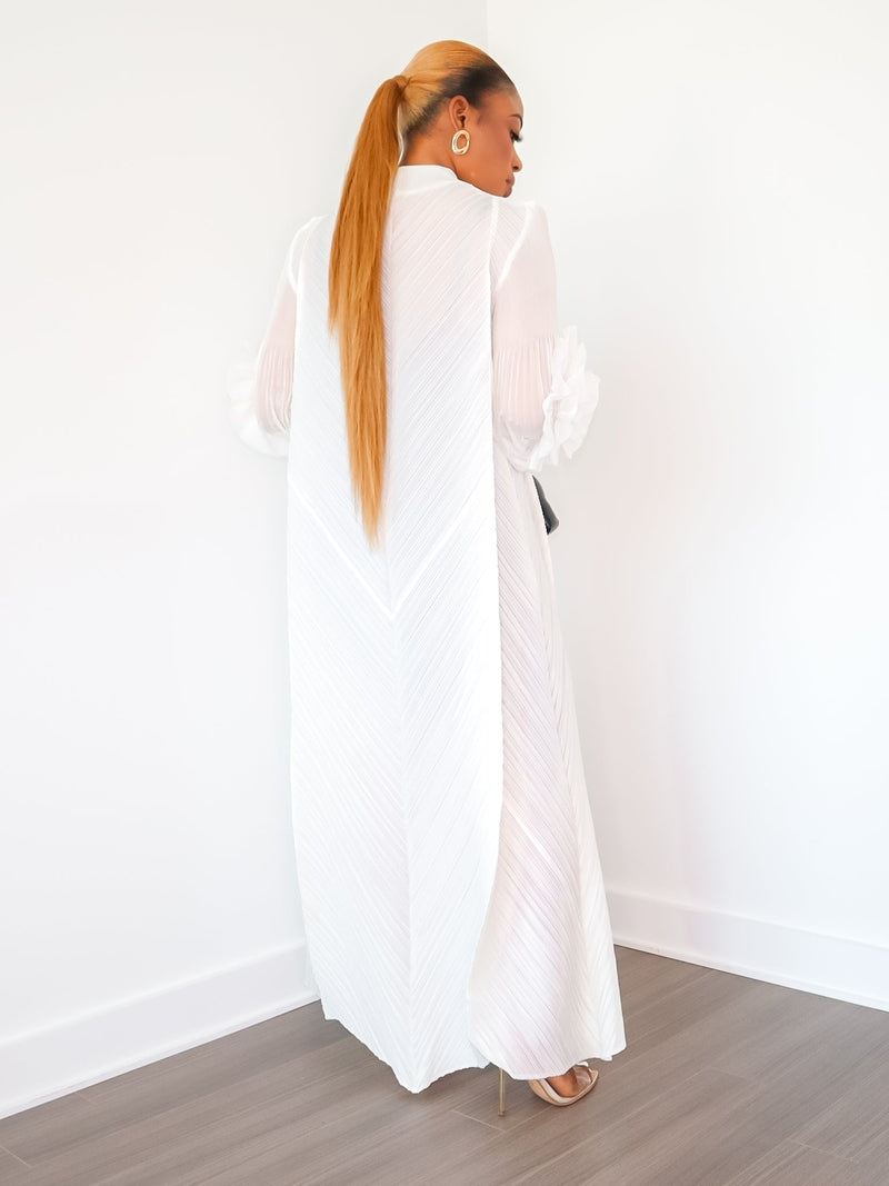 Cece Dress (White) Sample