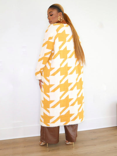 Rahima Cardigan (Mustard) - Ninth and Maple