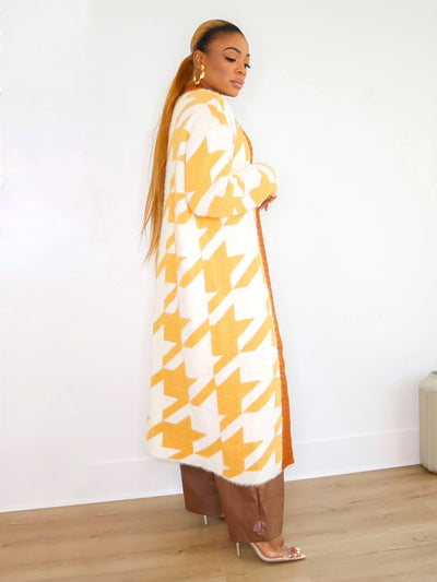 Rahima Cardigan (Mustard) - Ninth and Maple