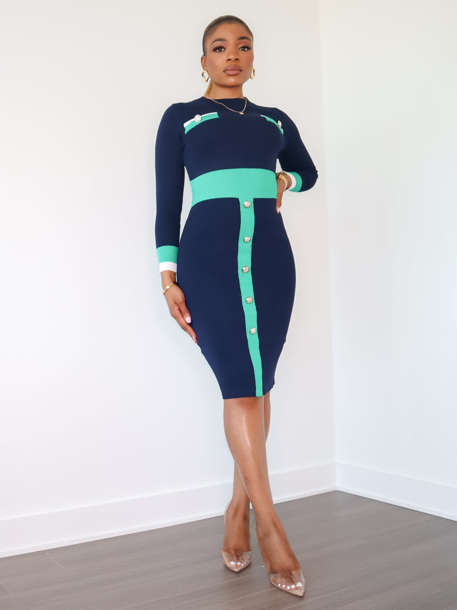 Meagan Midi Sweater Dress - Ninth and Maple