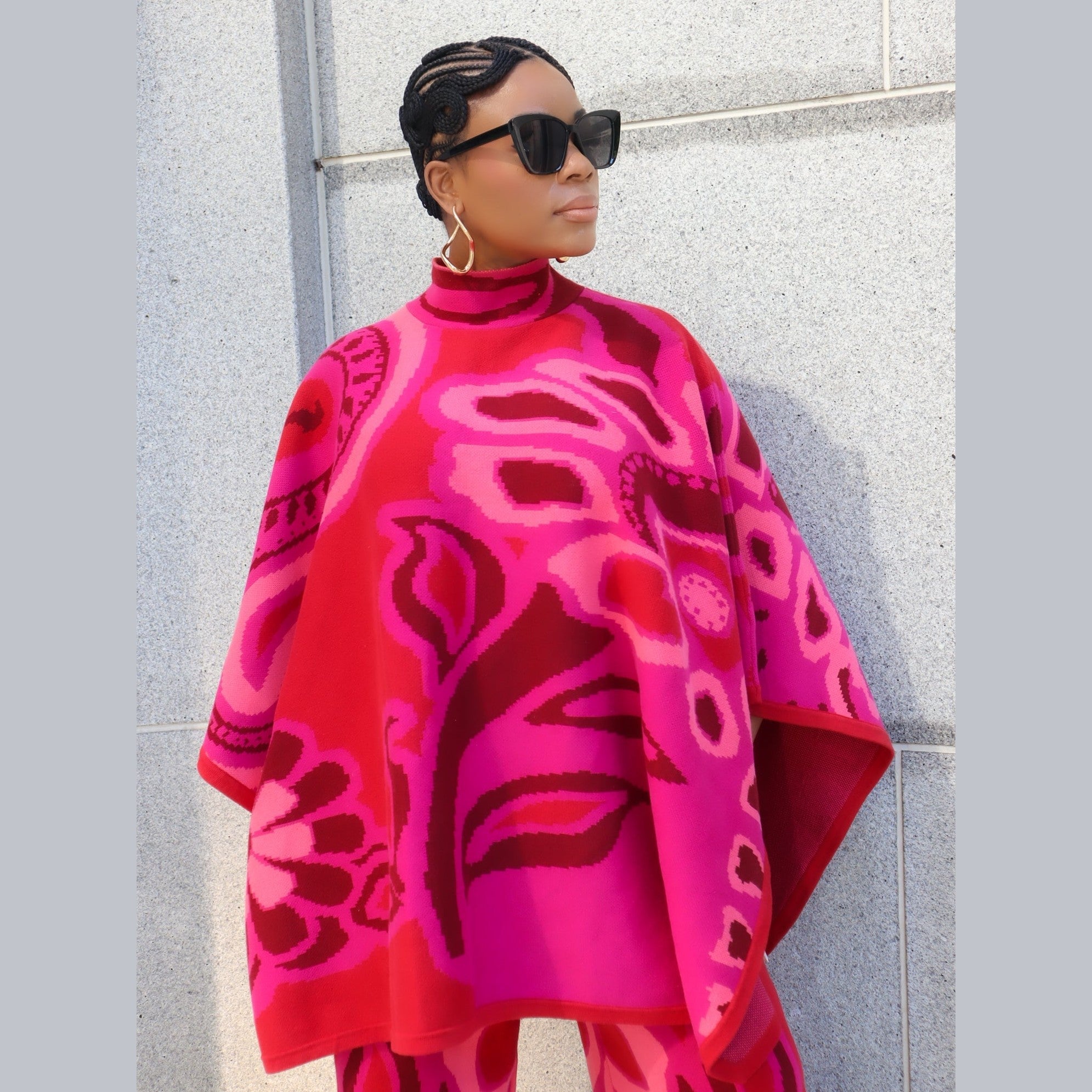 Viola Knit Poncho – Knit Poncho Top