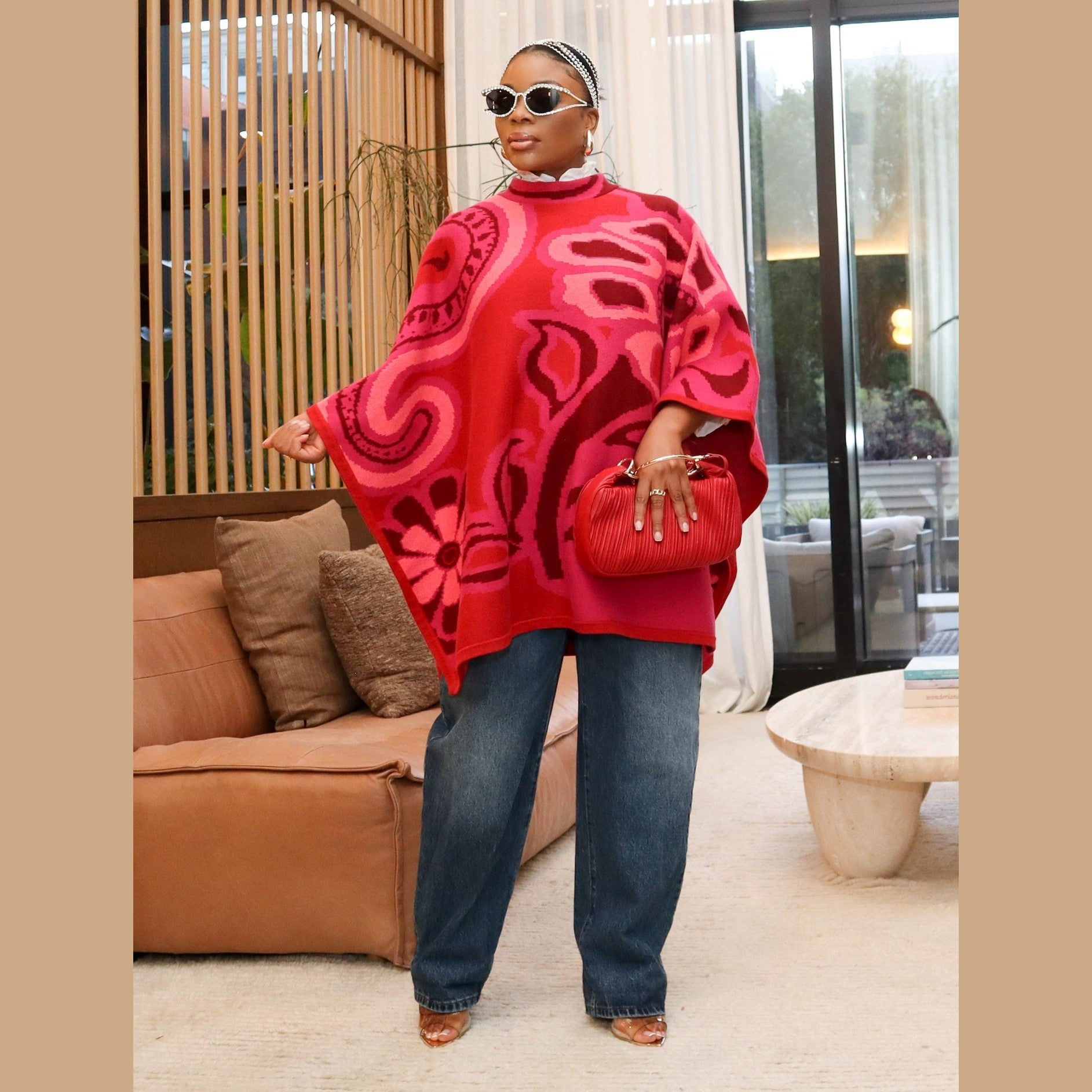 Viola Knit Poncho – Knit Poncho Top