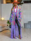 Full of Color Crochet Cardigan (Purple) - Ninth and Maple Outerwear