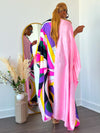 Devi Kimono Dress (Pink) - Ninth and Maple