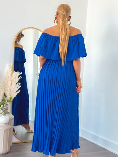 Rahila Maxi Dress (Blue) - Ninth and Maple