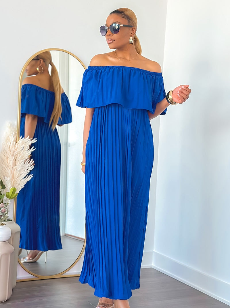 Rahila Maxi Dress (Blue Sample)