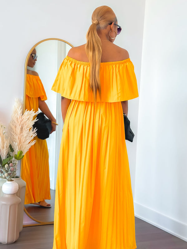 Rahila Maxi Dress (Yellow) - Ninth and Maple