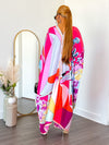 Ocean Bliss Kimono Dress (Pink) - Ninth and Maple