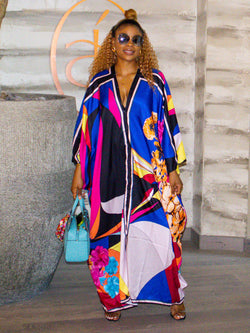 Ocean Bliss Kimono Dress (Blue) - Ninth and Maple Kimono