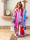 Ocean Bliss Kimono Dress (Pink) - Ninth and Maple Kimono