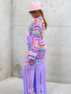 Full of Color Crochet Cardigan (Purple) - Ninth and Maple