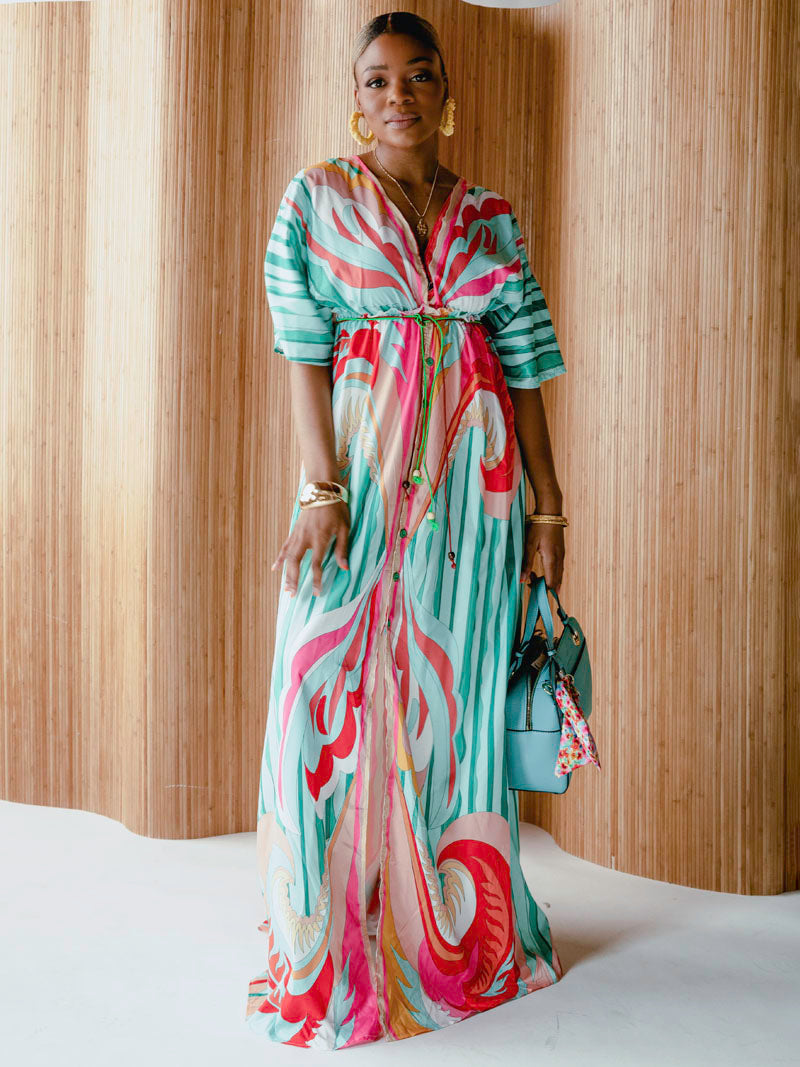 Empress Dress (Green) - Ninth and Maple